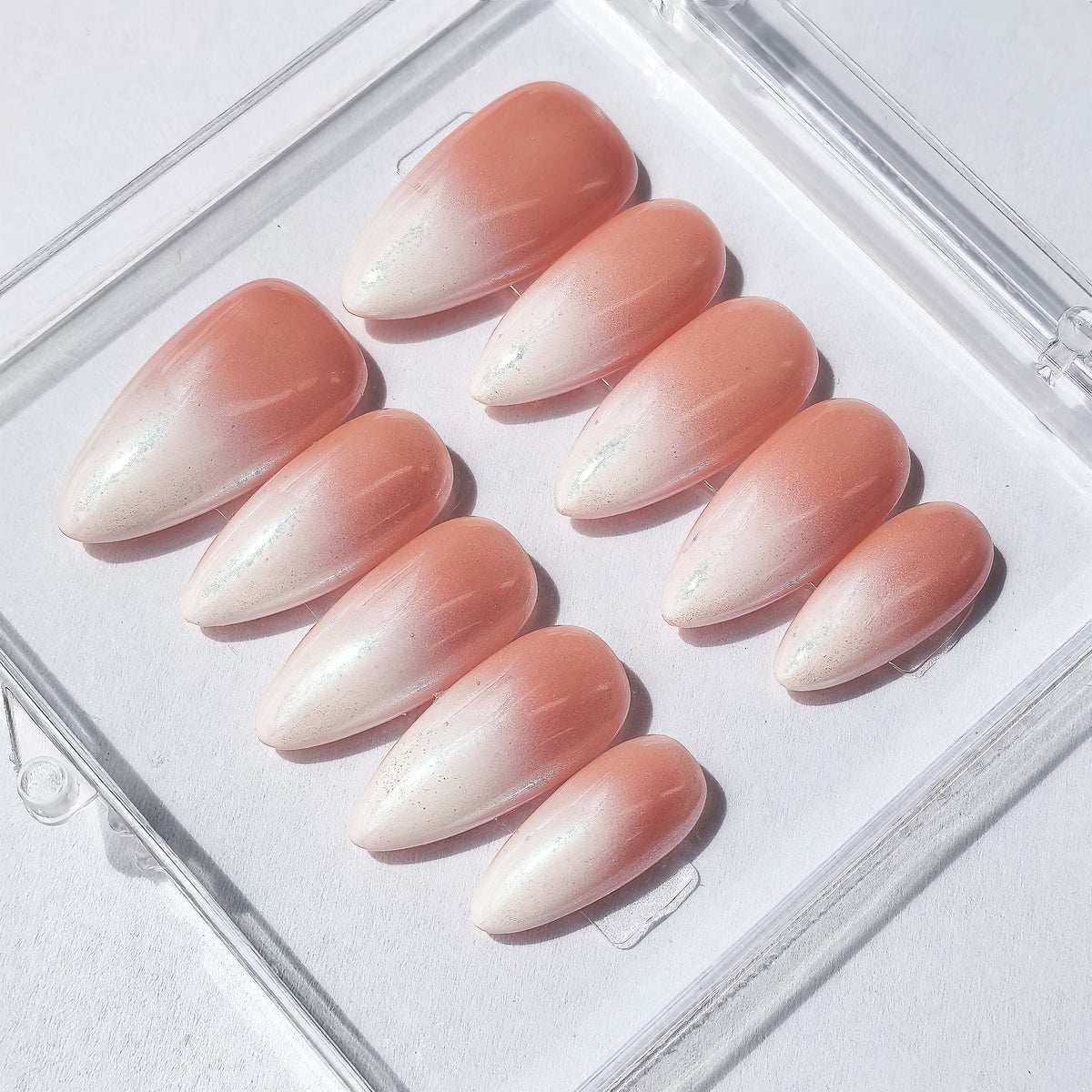 Glazed Ombre | Håndlavede Press-Ons