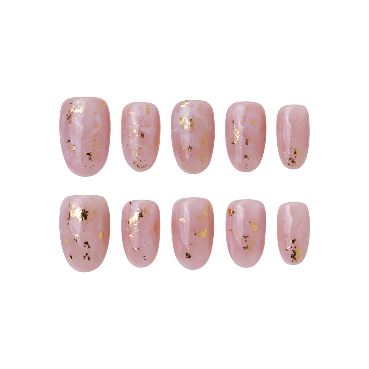Marble Blush | Håndlavede Press-Ons