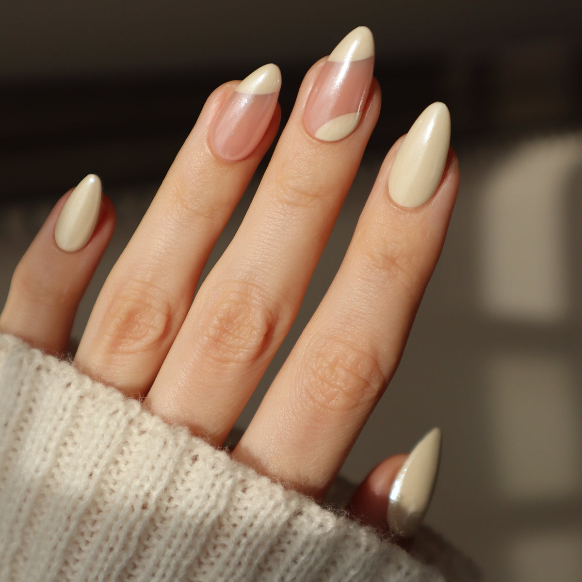 Lovely Pearl Håndlavede Press-Ons
