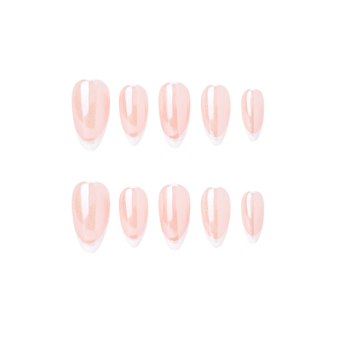 French pearl | Håndlavede Press-Ons