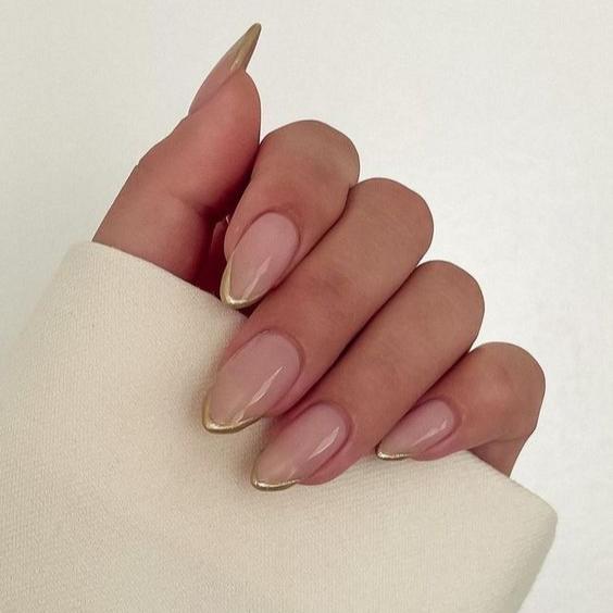 Golden Tips | Håndlavede Press-Ons