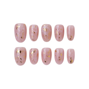Marble Blush | Håndlavede Press-Ons