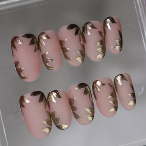 Rose Gold Garden | Håndlavede Press-Ons