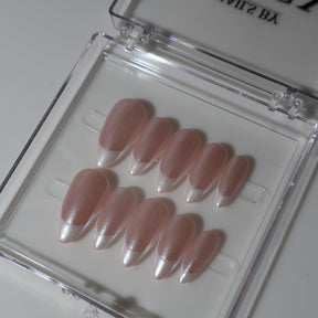 French pearl | Håndlavede Press-Ons