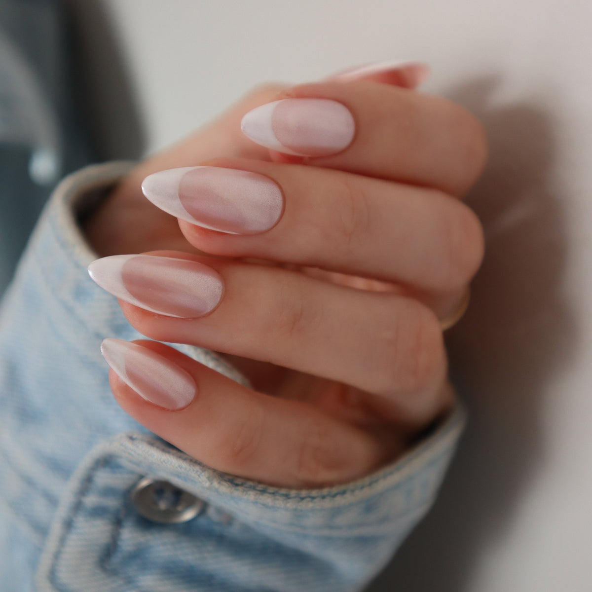 French pearl | Håndlavede Press-Ons