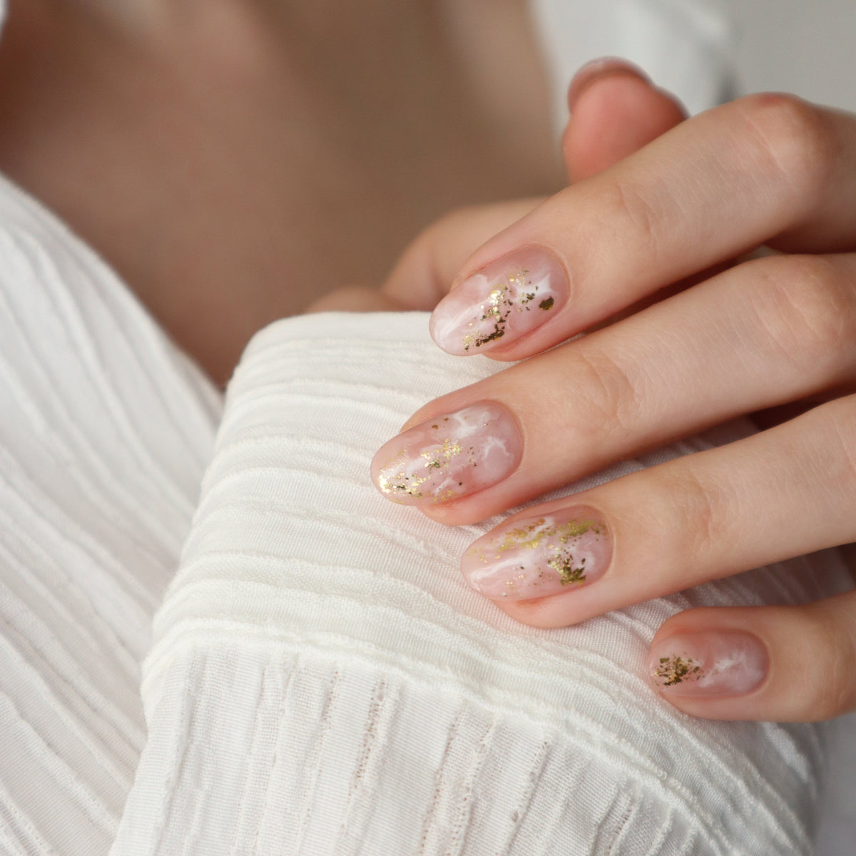 Marble Blush | Håndlavede Press-Ons