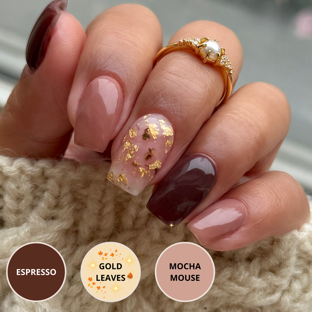 Gold Leaves Dyppepulver
