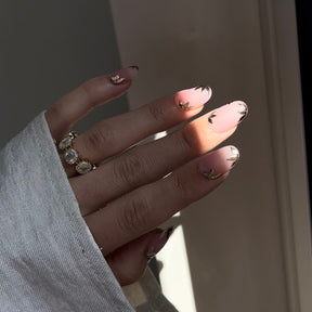 Rose Gold Garden | Håndlavede Press-Ons
