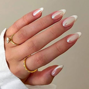 French pearl | Håndlavede Press-Ons
